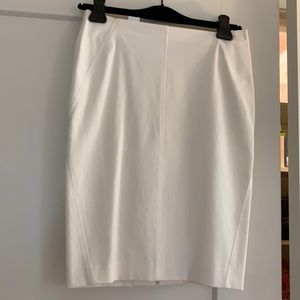 Brunello cucinelli white  pencil skirt
